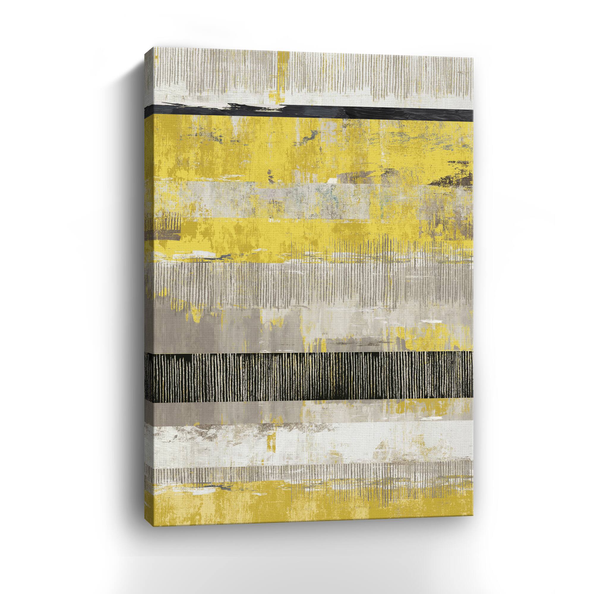 Celadon Dreams I Yellow Canvas Giclee